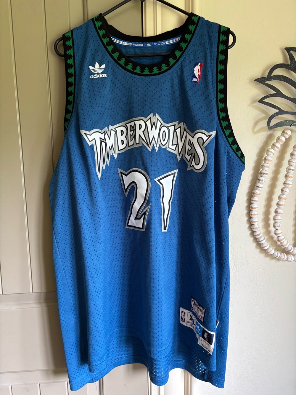 adidas Minnesota Timberwolves #21 Garnett Jersey, clothes
